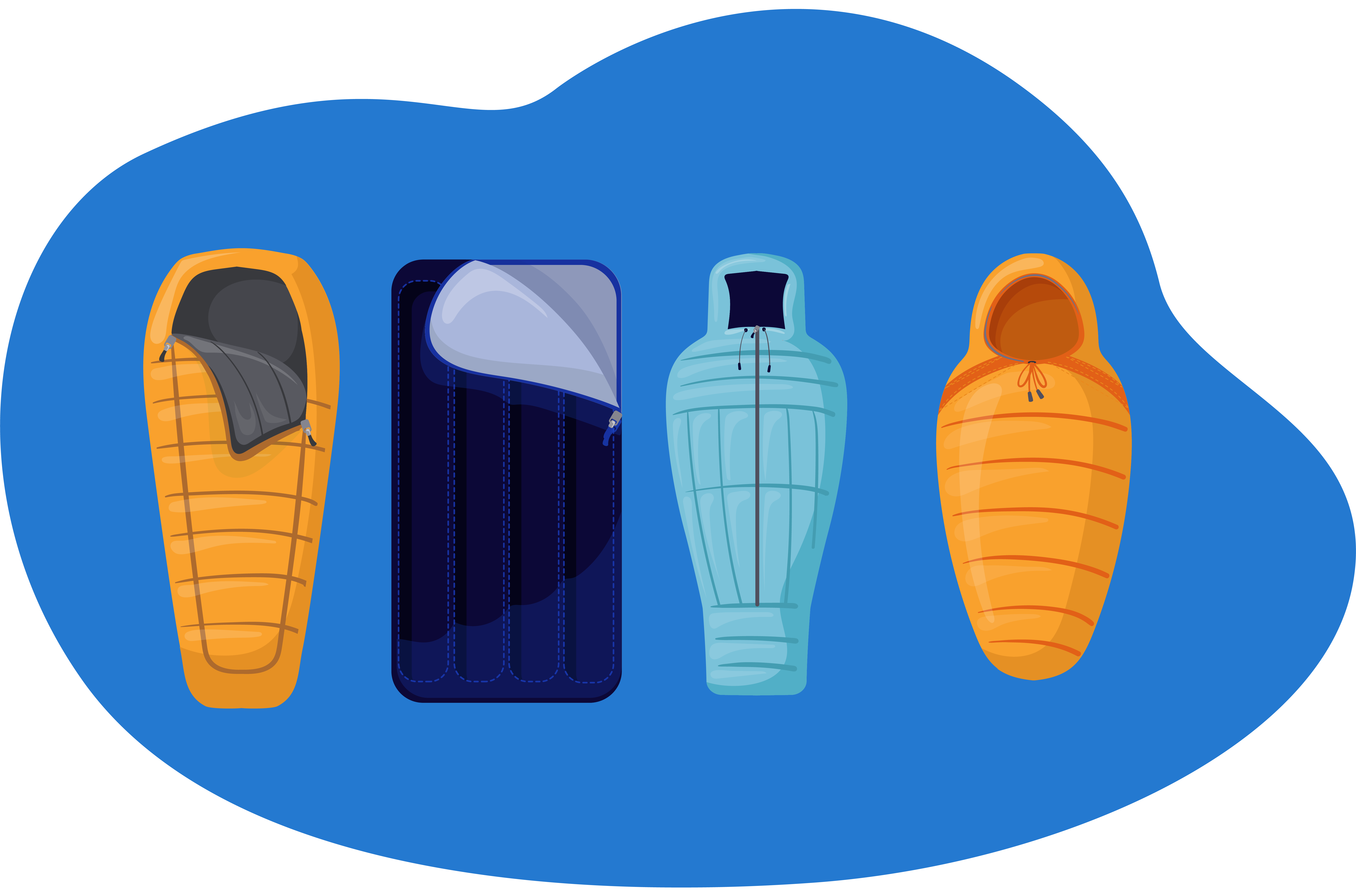 tipos de sacos de dormir